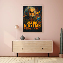 Albert Einstein Theory Of Relativity Poster
