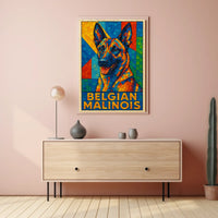 Belgian Malinois Art Poster