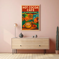 Hot Cocoa Café At The North Pole Poster