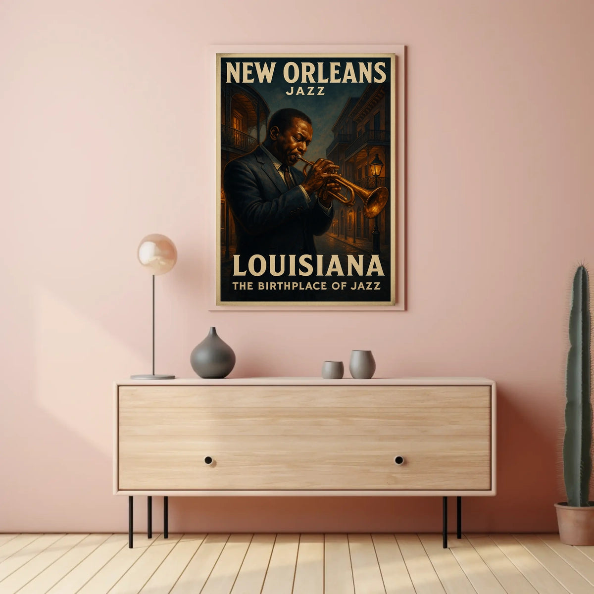 New Orleans The Birthplace Of Jazz Poster
