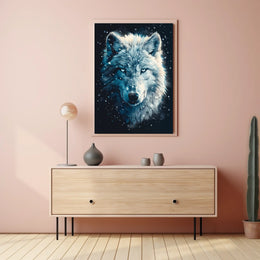 The Majestic Wolf Poster