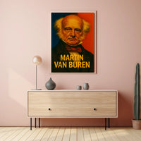 Martin Van Buren Historic Portrait Vintage Wall Poster