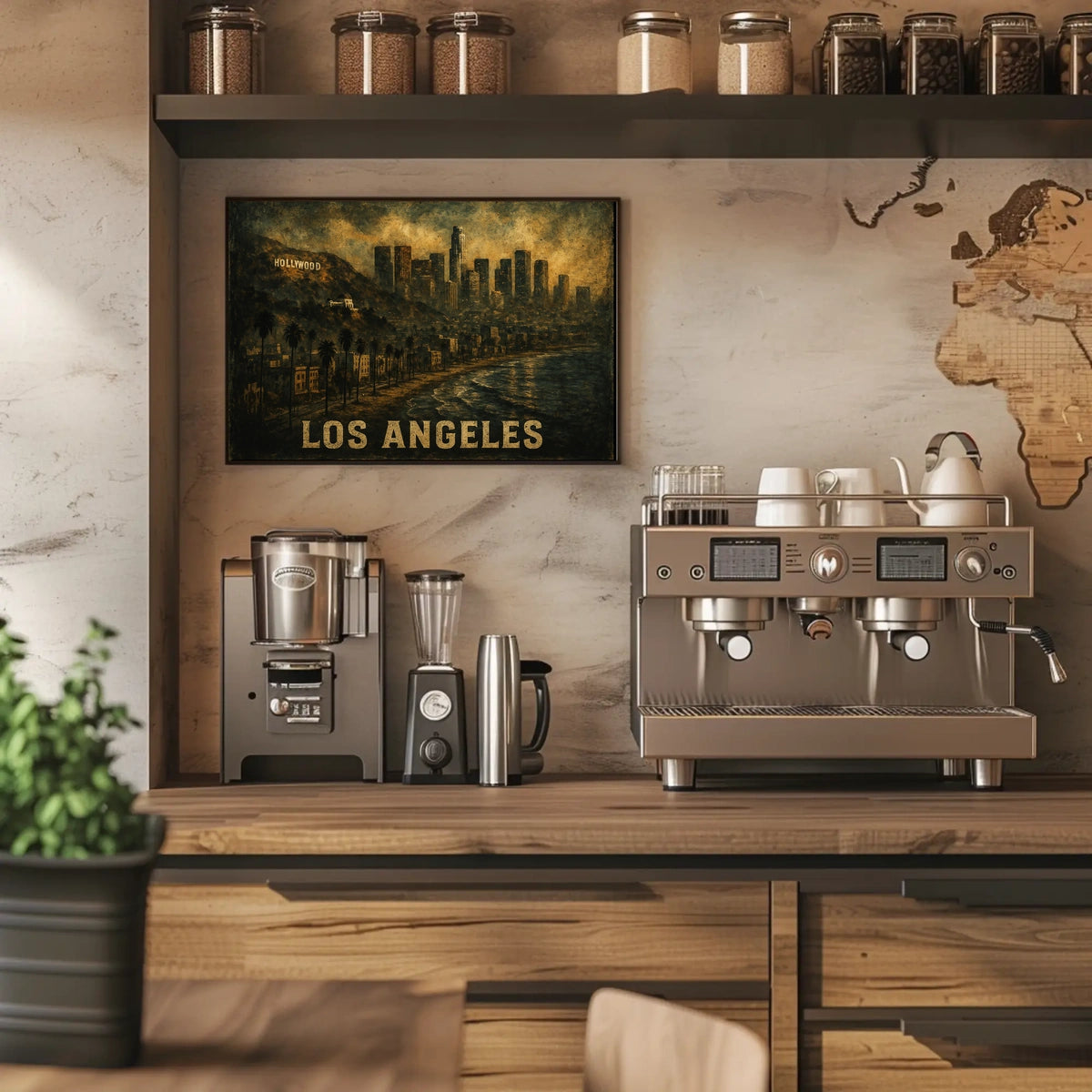 Los Angeles Skyline Poster