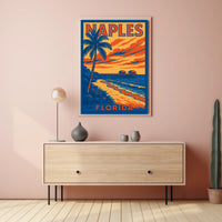 Naples Florida Coastal Escape Poster 18 By 24 Inches