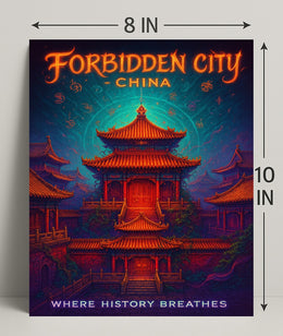 Forbidden City Enchantment in Cultural or Heritage Poster