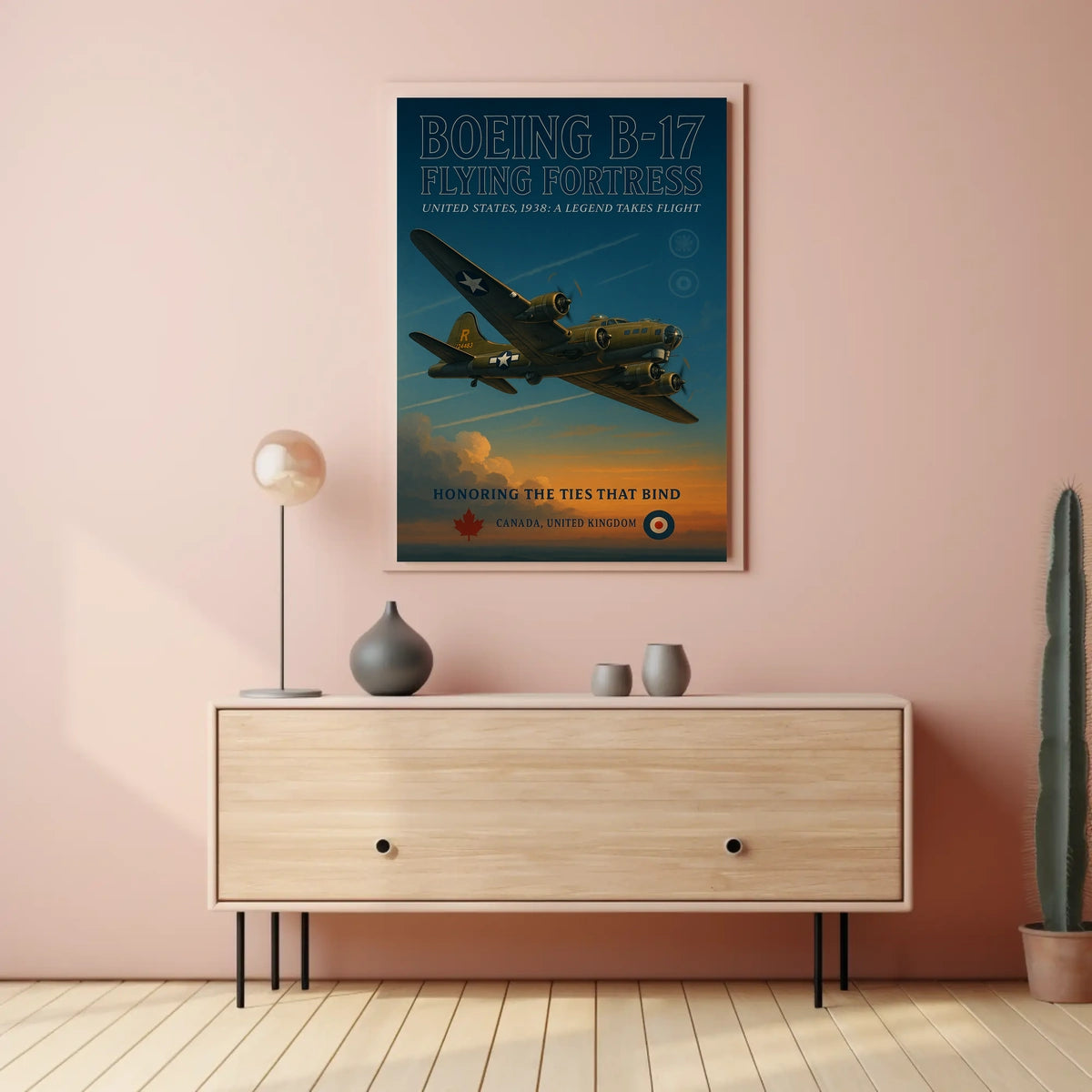 Boeing B-17 Flying Fortress Poster