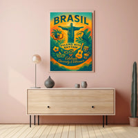 Brazilian Cultural Celebration Festive Artwork Cultural or Heritage Poster