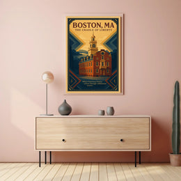 Boston Cradle of Liberty Urban or Cityscape Poster