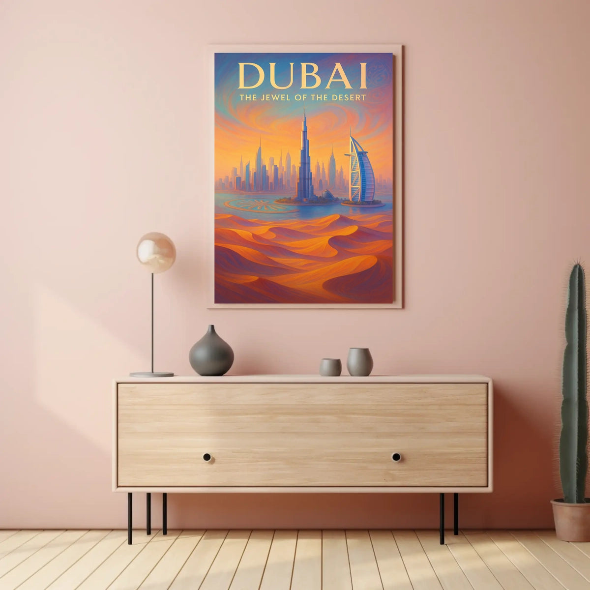 Dubai Jewel Of The Desert Poster For Modern Home Decor