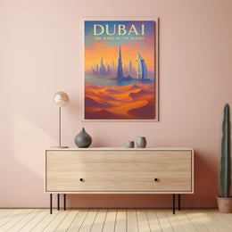 Dubai Jewel Of The Desert Poster For Modern Home Decor