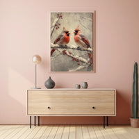 Winter Cardinals Poster
