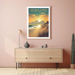 Indiana Dunes National Park Scenic Poster Print