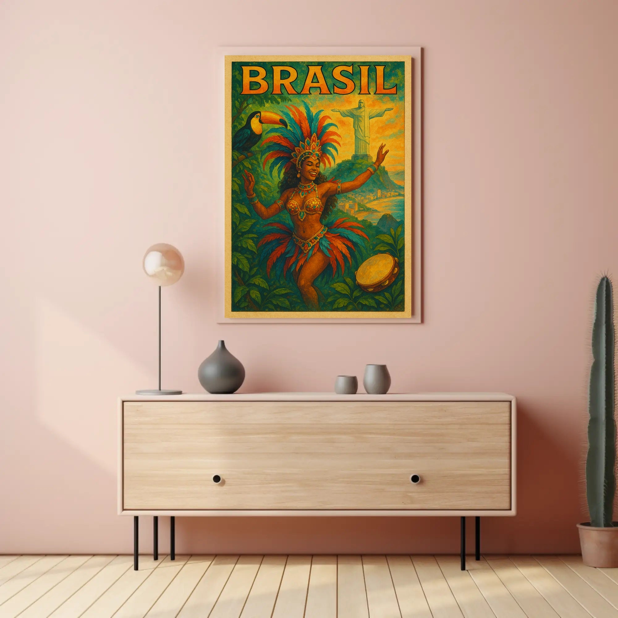 Vibrant Brazil Celebration Poster