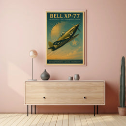 Bell XP-77 Lightweight Fighter Poster