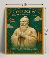 Confucius Legacy of Wisdom Wall Art Print PosterGoat