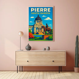 Pierre, South Dakota Poster