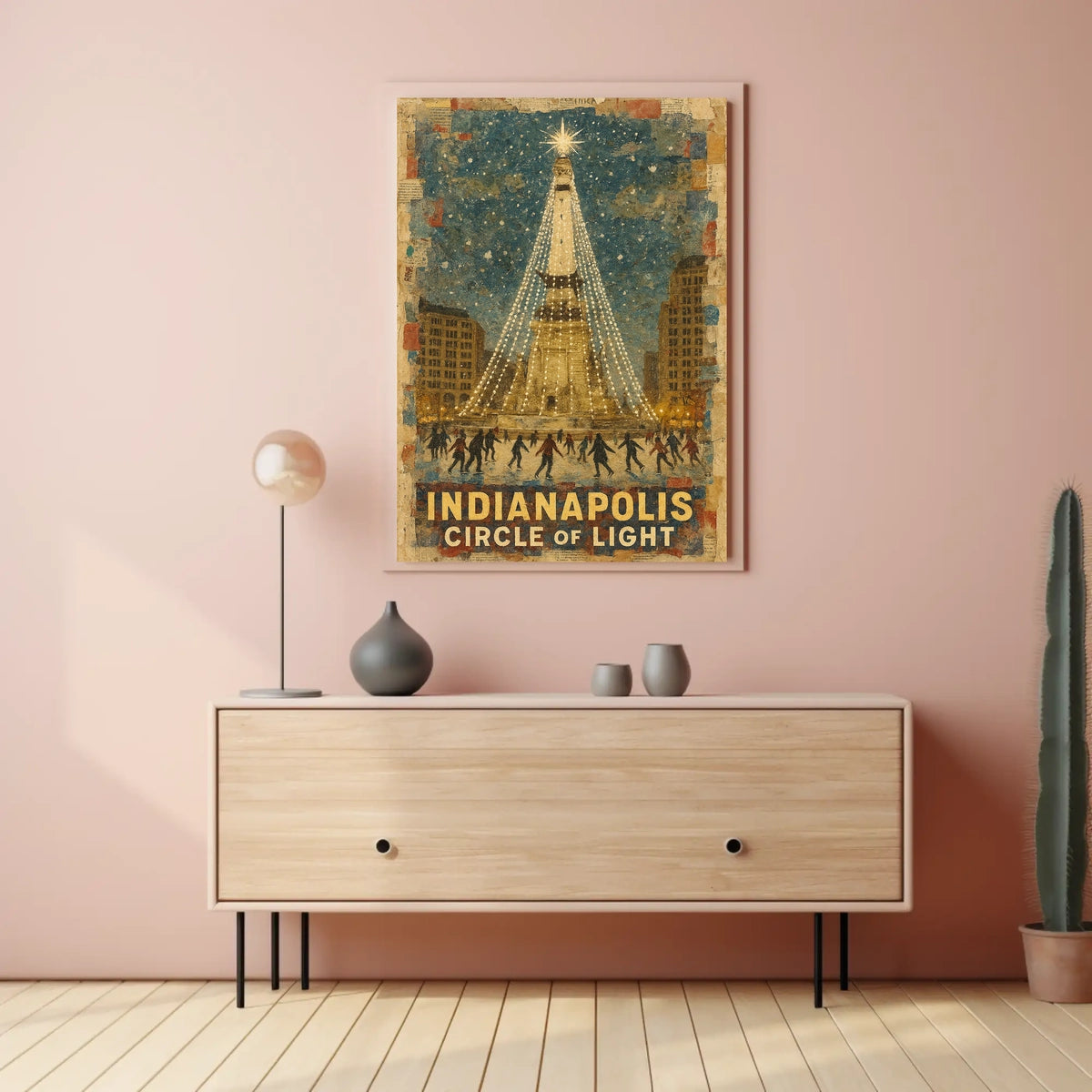 Indianapolis Circle Of Light Poster