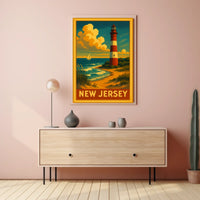 New Jersey Coastal Lighthouse Poster
