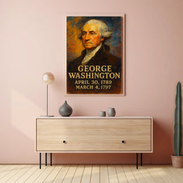 George Washington First President Poster
