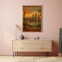 Louisville, Kentucky Home of the Derby and Southern Charm Poster