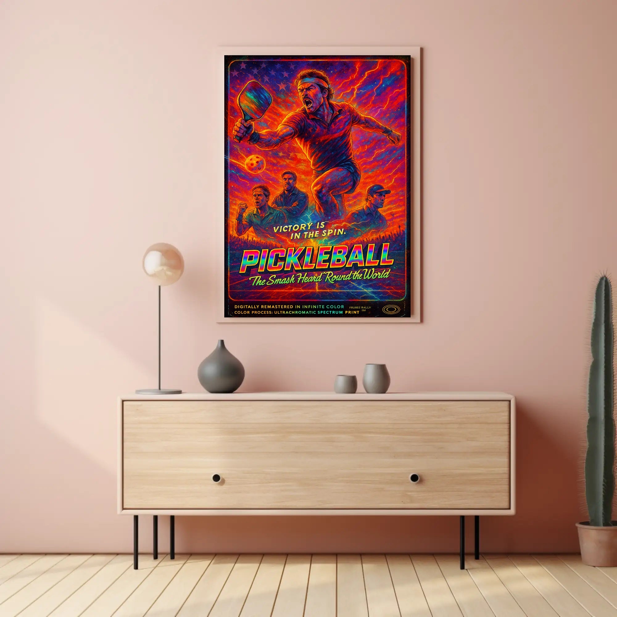 Pickleball – The Smash Heard 'Round the World Poster PosterGoat