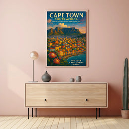 Discover Cape Towns Magic Poster