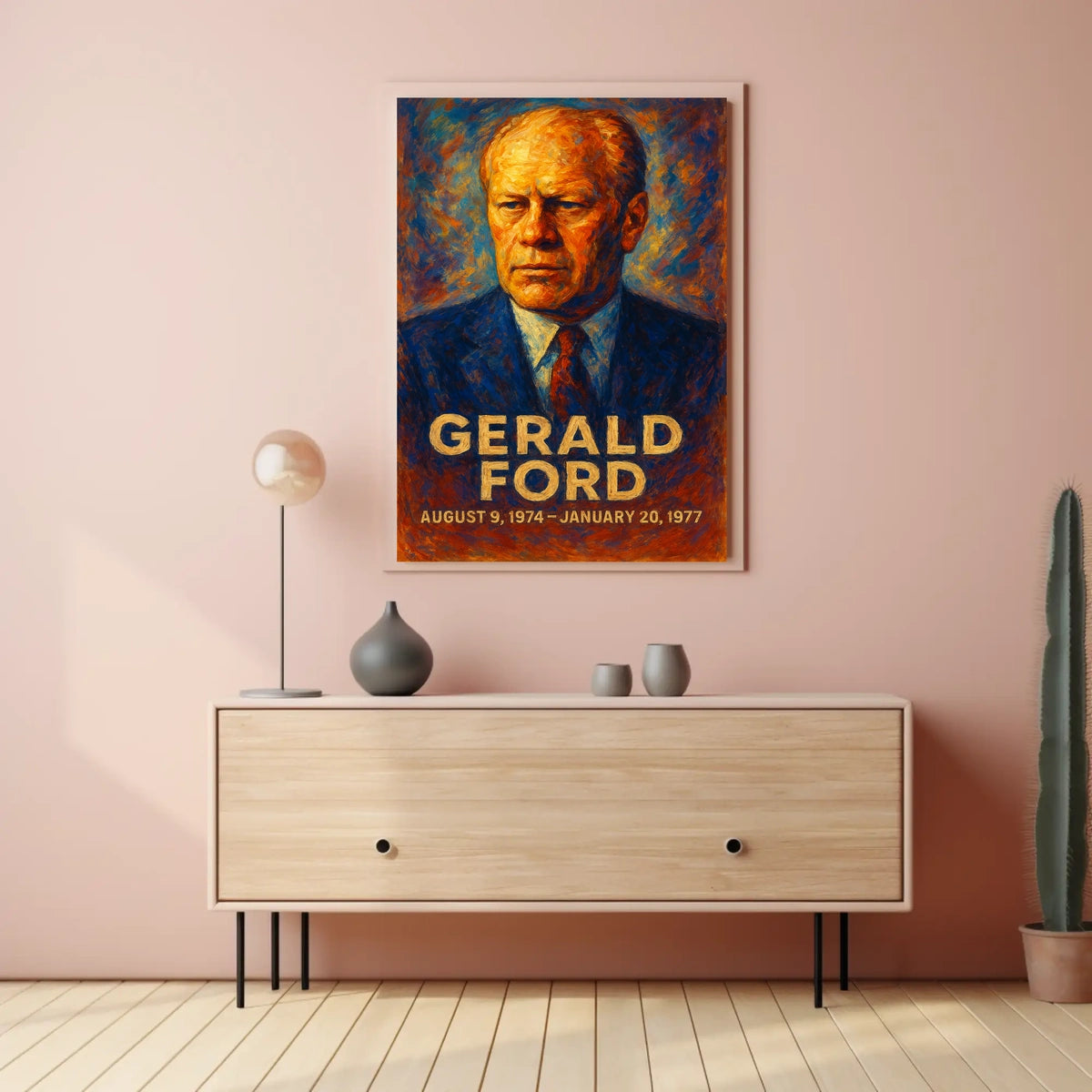 Gerald Ford Presidential Portrait Poster