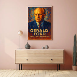 Gerald Ford Presidential Portrait Poster