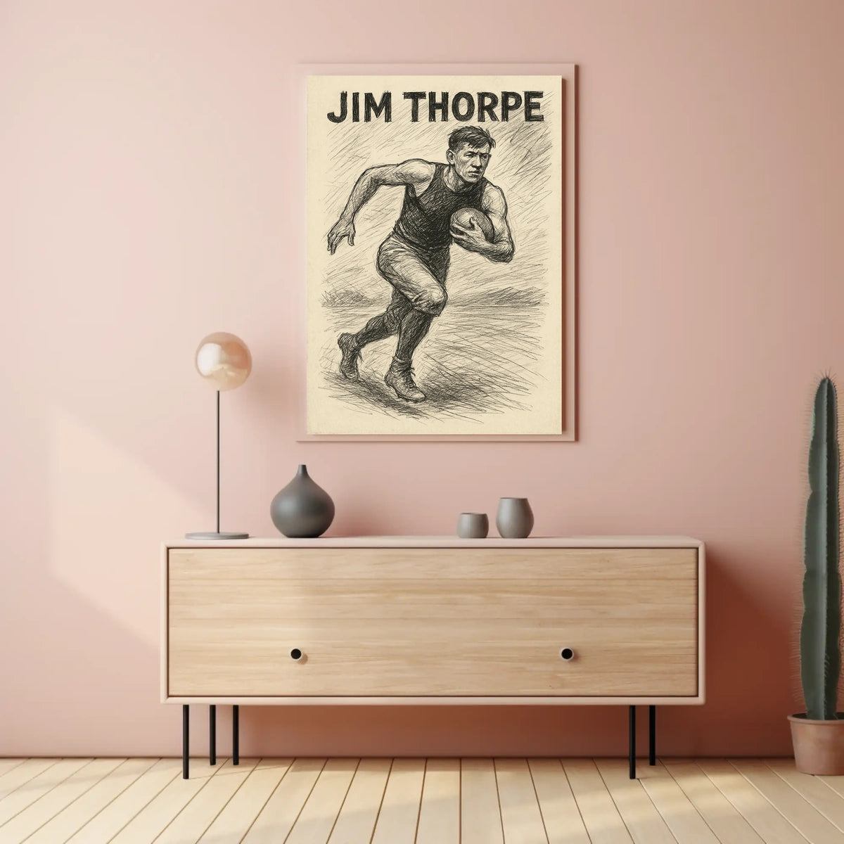 Jim Thorpe Athletic Legend Poster
