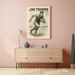 Jim Thorpe Athletic Legend Poster