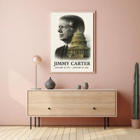 Jimmy Carter 39th President of the United States Reflections Poster