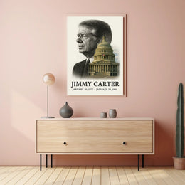 Jimmy Carter 39th President of the United States Reflections Poster