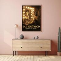 Old Hollywood Behind the Scenes Poster PosterGoat