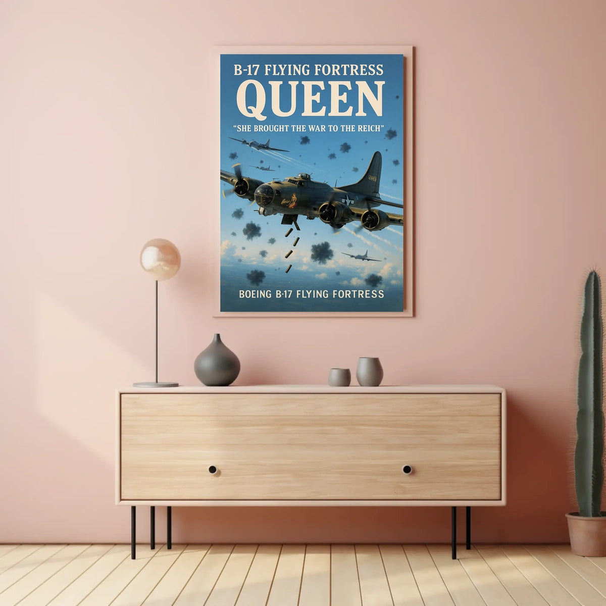 B-17 Flying Fortress Queen Poster