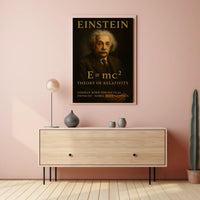 Albert Einstein Theory Of Relativity Poster