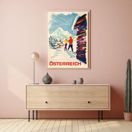Österreich Winter Wonderland Poster