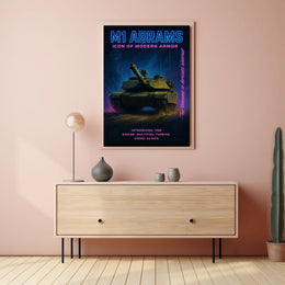 M1 Abrams Icon Of Modern Armor Modern Poster