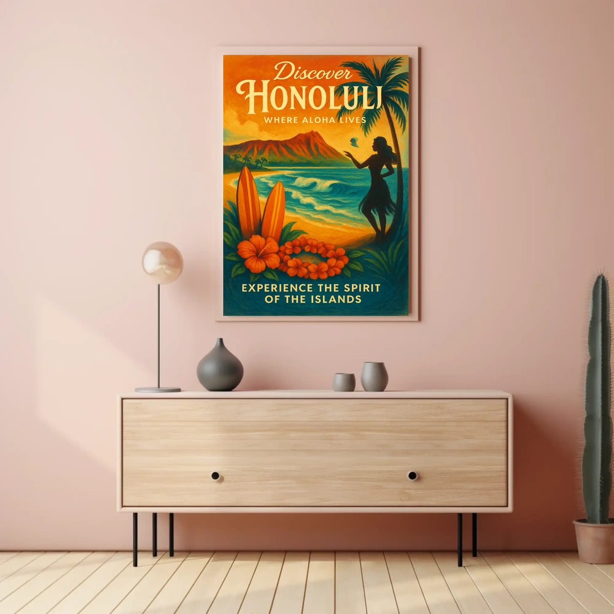 Discover Honolulu Experience The Poster