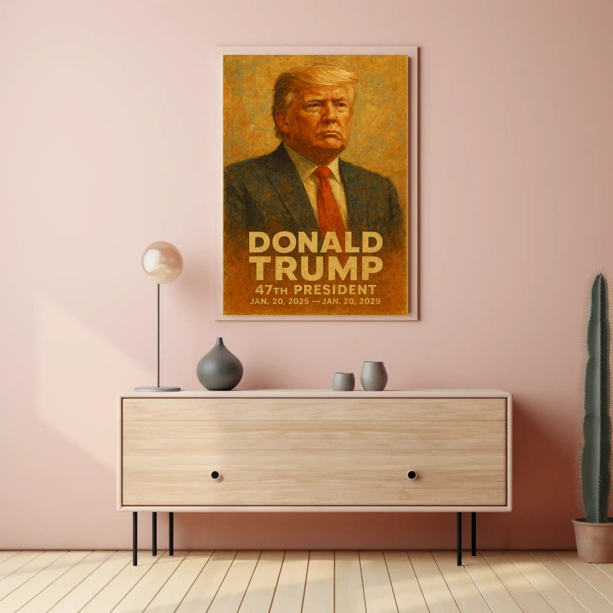 Donald Trump Vanguard Nation Digital Painting Poster