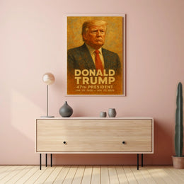 Donald Trump Vanguard Nation Digital Painting Poster