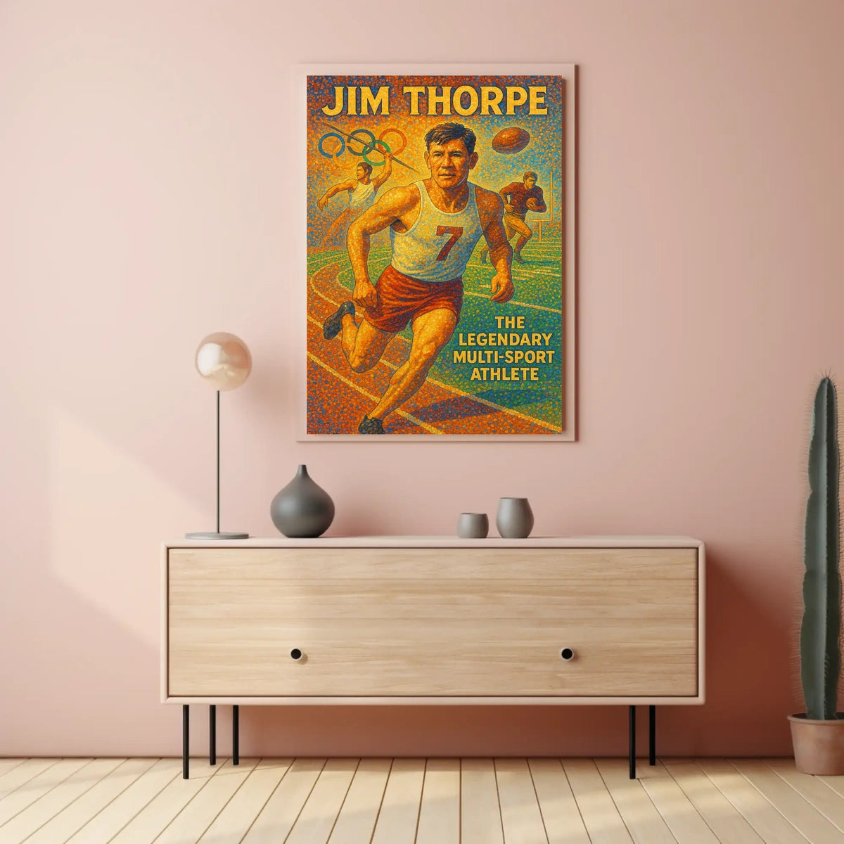 Jim Thorpe Celebrating a Sports Legend Poster