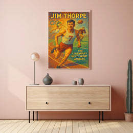 Jim Thorpe Celebrating a Sports Legend Poster