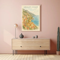 Amalfi Coast Dreamscape Poster