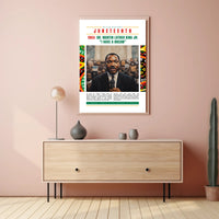 Black History Juneteenth MLK Speech Cultural or Heritage Poster