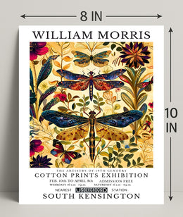 William Morris Inspired Exhibition Art Nouveau Poster