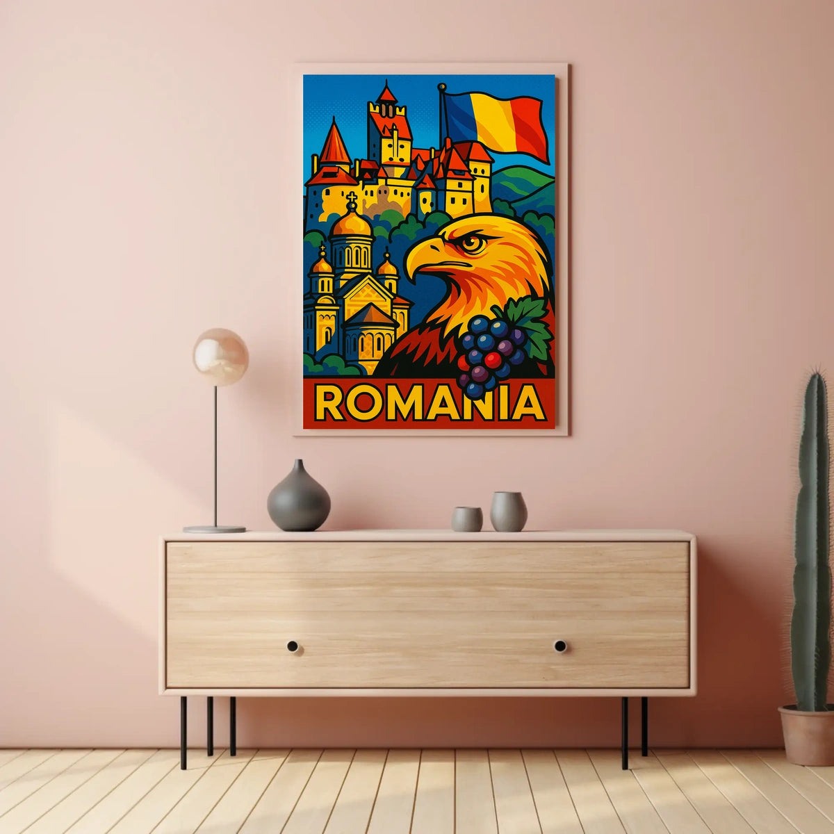 Romania A Vibrant Tribute Poster
