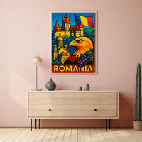 Romania A Vibrant Tribute Poster