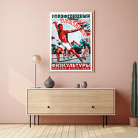 Moscow 1925 Dynamic Sports Festival Propaganda Poster