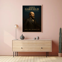 James Garfield 1881 Portrait Historical or Presidential Poster PosterGoat