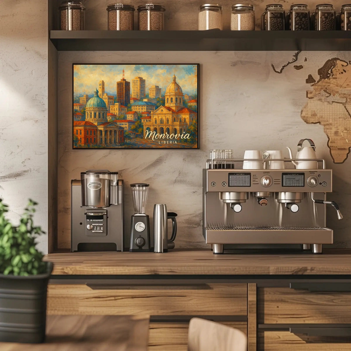 Monrovia, Liberia Poster